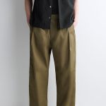 Wide-Leg Pants Khaki