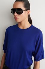Wool T-Shirt Blue - Image 2