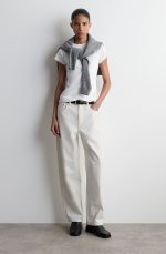 Cotton Slim T-Shirt White - Image 2