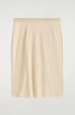 Silk Slim Skirt - Image 3