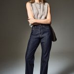 Denim Straight Trousers