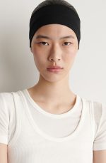 Knitted Slim T-Shirt Cream - Image 3