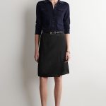 Knitted Slim Cardigan Navy