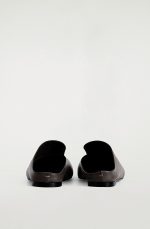 Leather Mules Dark Brown - Image 4