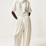 Pleated Trousers White