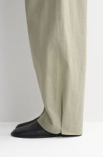 Barrel Trousers Khaki - Image 2