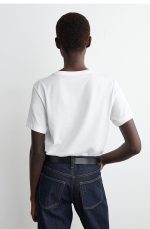 Round-Neck T-Shirt White - Image 2