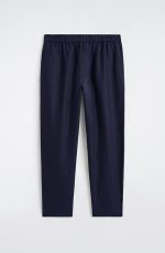 Tapered Trousers Navy - Image 3