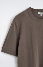 Cotton Round-Neck T-Shirt Gray - Image 4