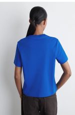 Round-Neck T-Shirt Blue - Image 2