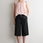 Knitted Pleated Vest Pink