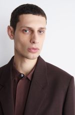 Wool Jacket Burgundy - Image 2